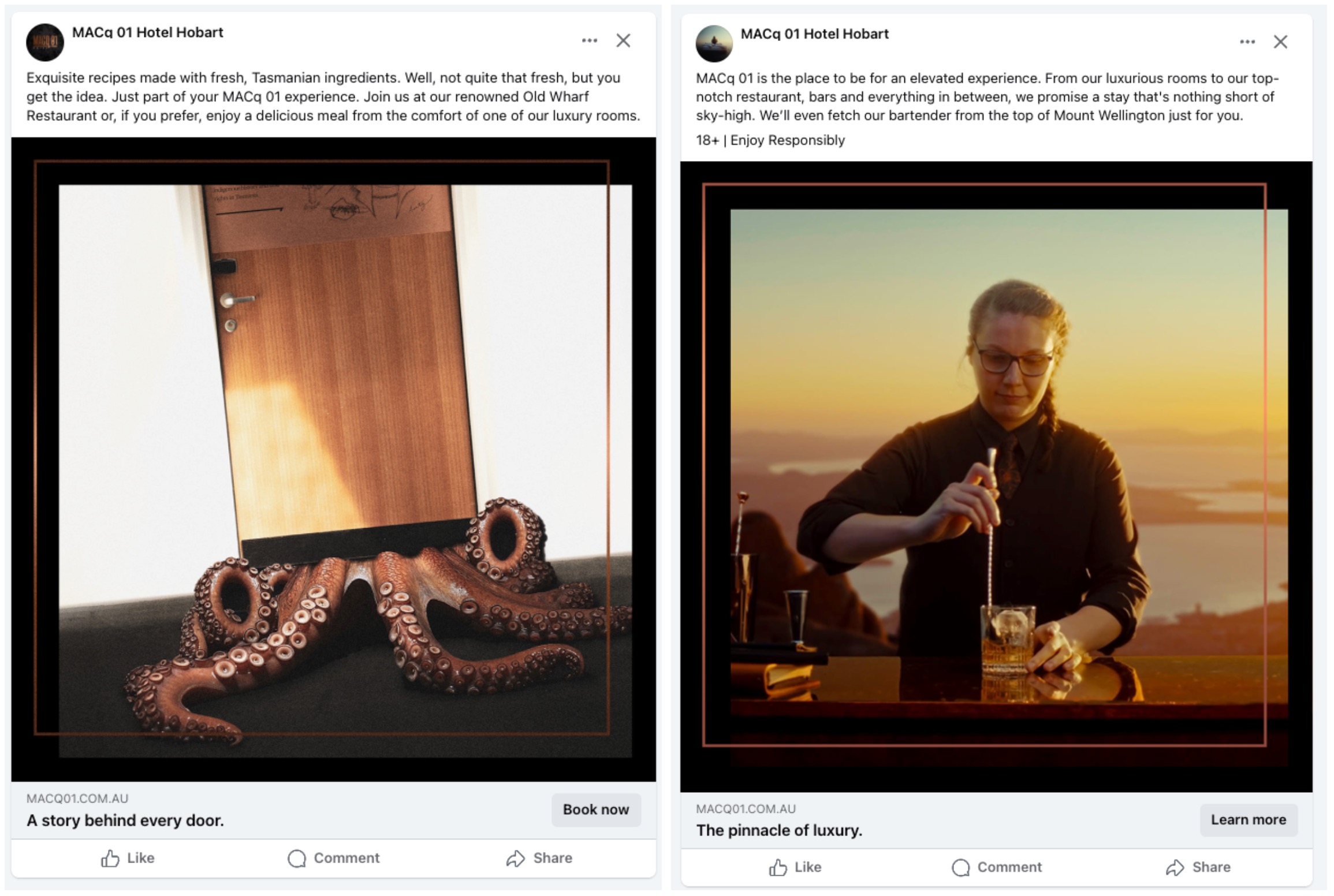 MACq 01 Hotel unveils ‘Where One Tasmanian Story Leads to Another’ campaign via Showpony